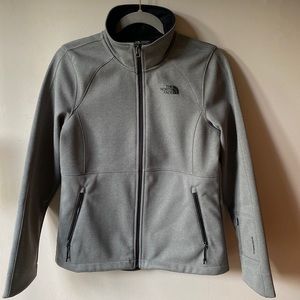 The North Face size S grey women’s jacket fleece lining windproof NWOT